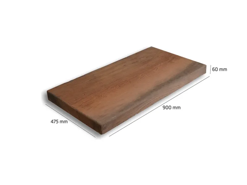 Betonplatten Holzdekor 90 x 47,5 / 6 Betonplatten Holzdekor 90 x 47,5 / 6