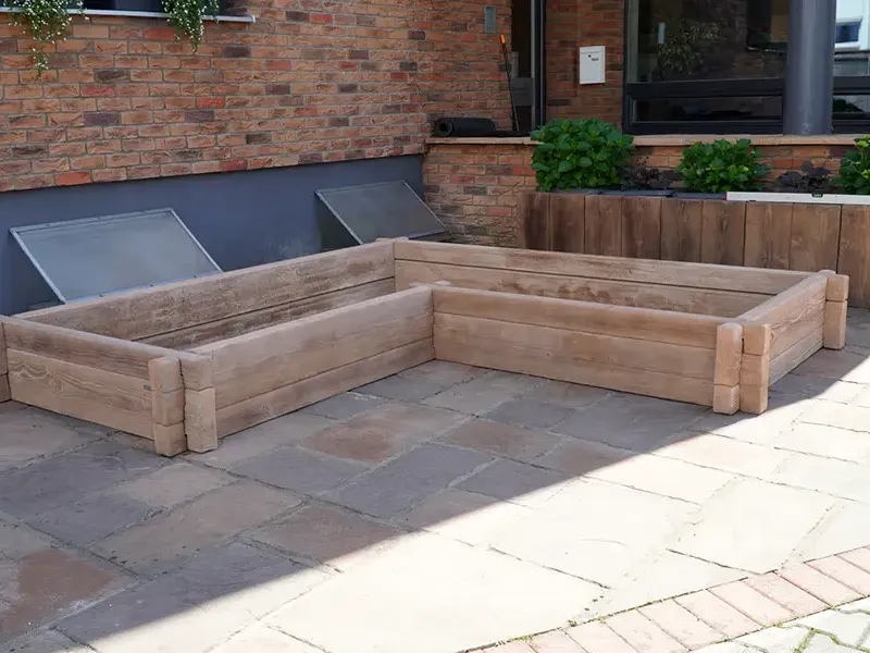 Hochbeet Typ L 180x180x90/29