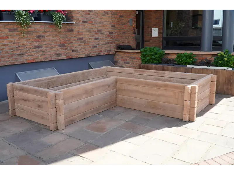 Hochbeet Typ L 180x180x90/48