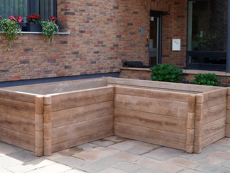 Hochbeet Typ L 180x180x90/67