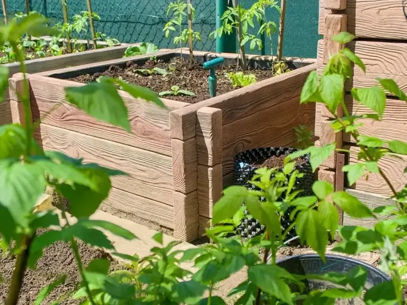 Hochbeet Quadrat Typ 163x163 / 33