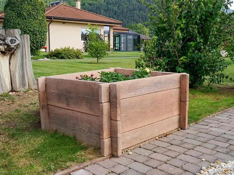 Hochbeet Quadrat Typ 120x120 / 60