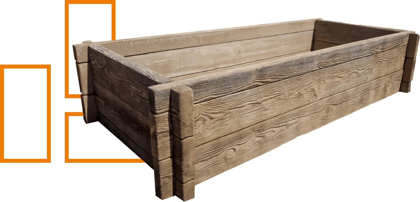 Beton Pflanzkasten